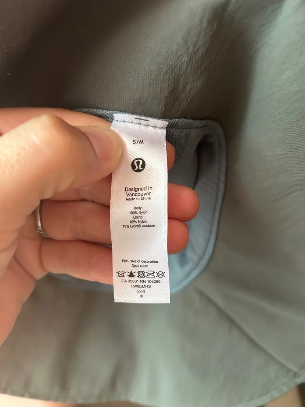 Lululemon Teal Floppy Bucket Hat with Signature Logo Tag